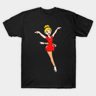 Figure skating ice skating ice skating ice sport T-Shirt